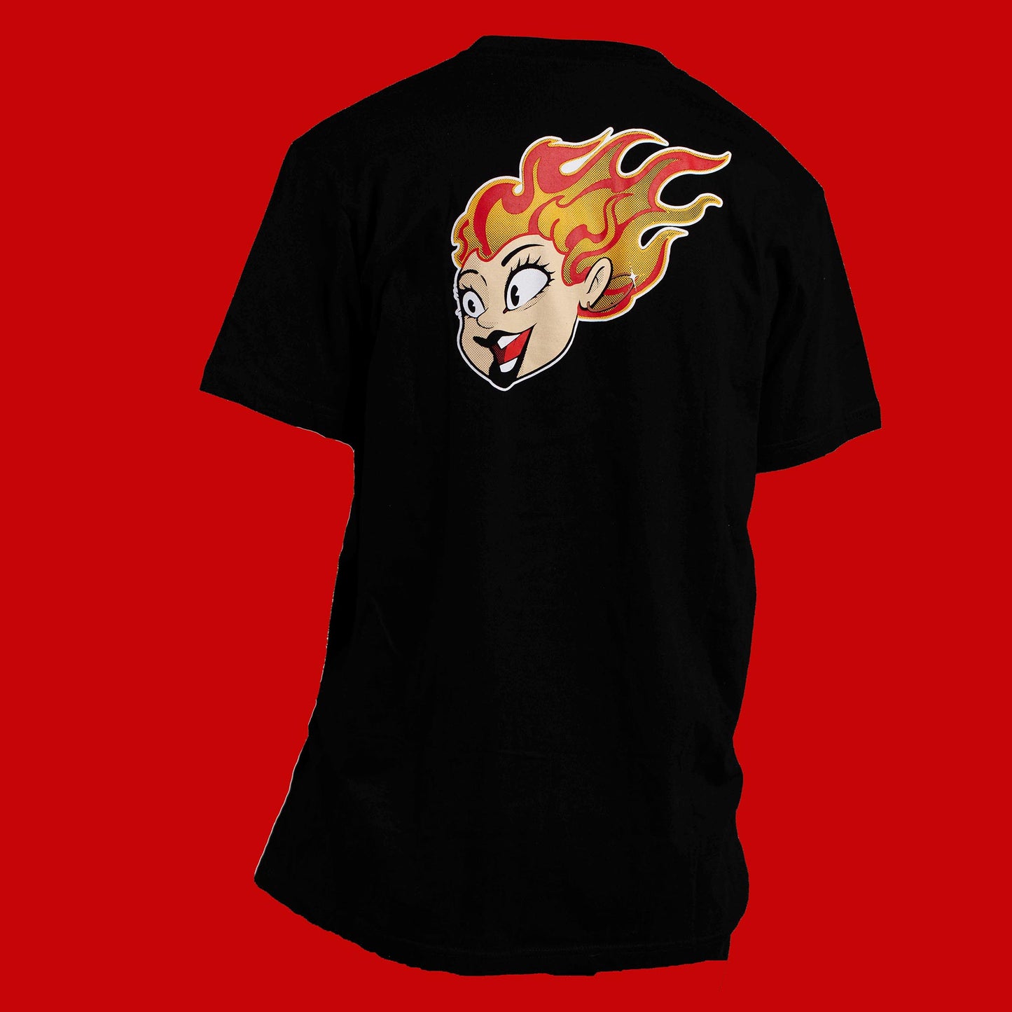 Crispy Flames |Short Sleeve Black